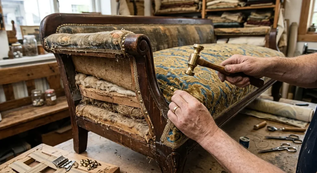 Antique upholstery and refurbishment services Perth